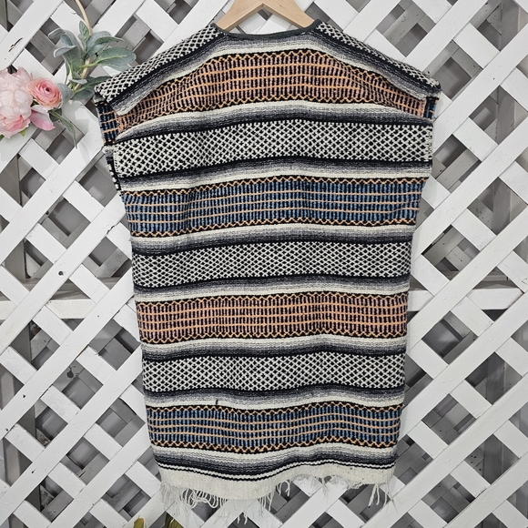 Vintage Serape Vest with 1991 Grateful Dead Patch One Size - Picture 4 of 5